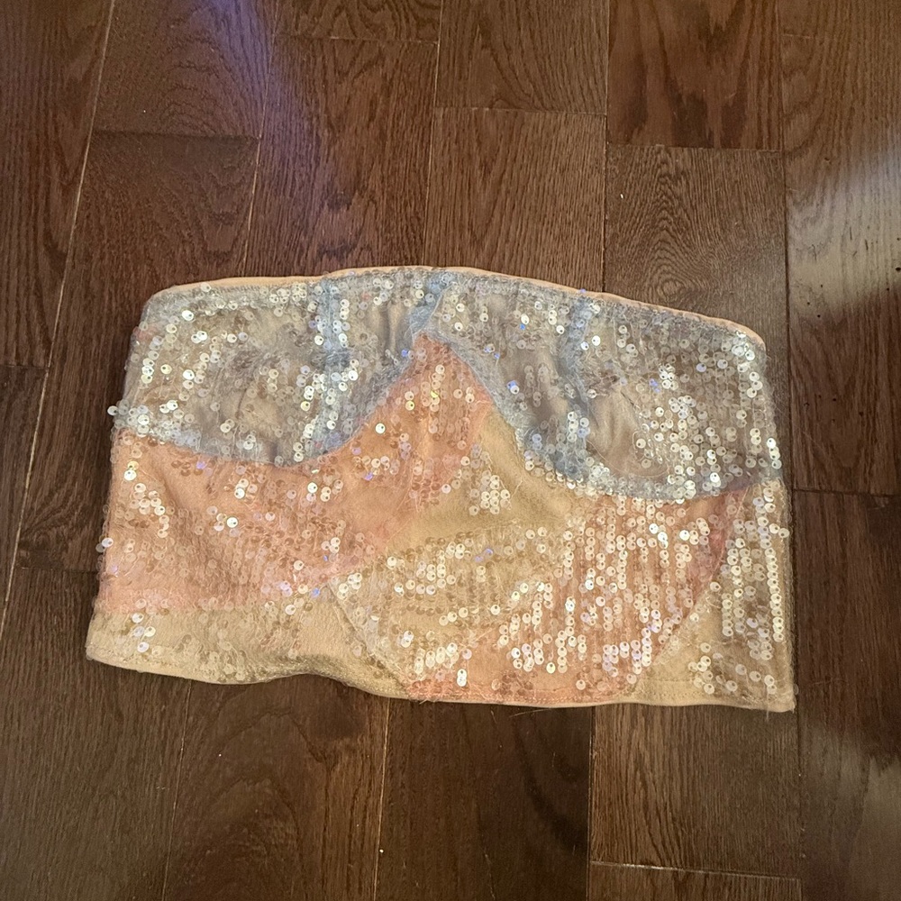 Pretty little thing sequin tube top
